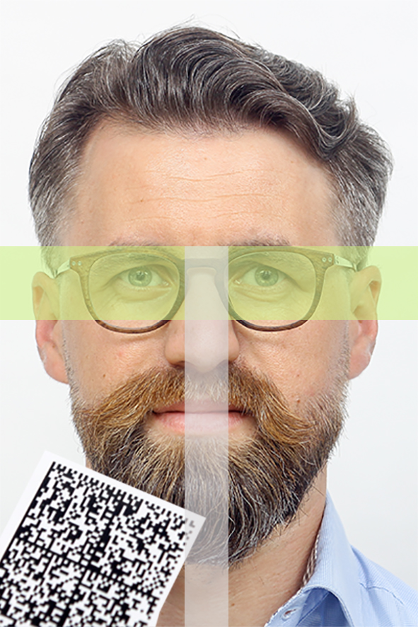 biometrisches Passbild Deutschland QR-Code