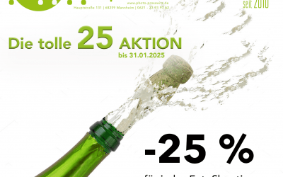 Die tolle 25 % Rabatt Aktion
