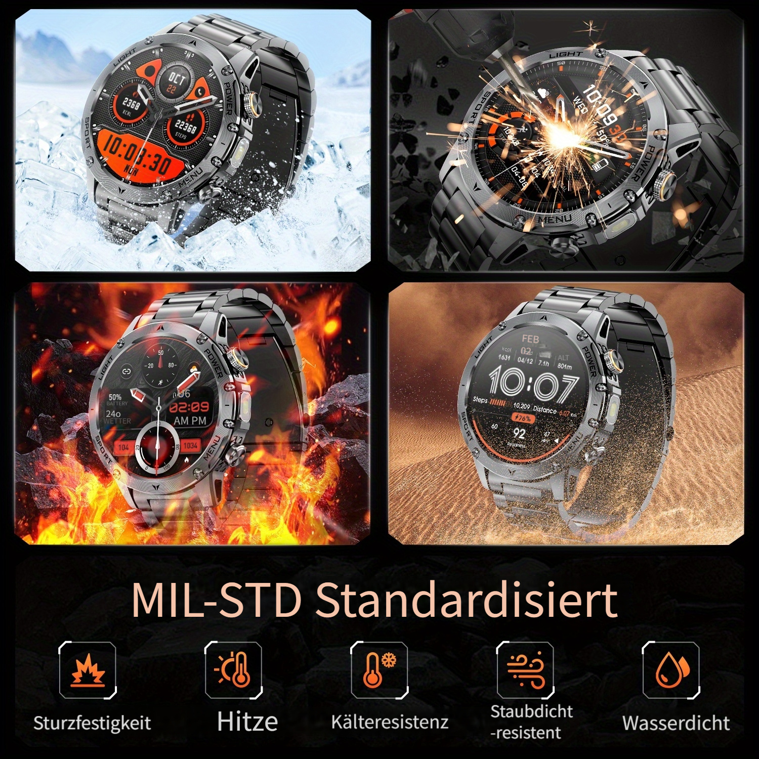 Sportuhr für Herren – Maximale Power - maximale Ausdauer – Bild 7