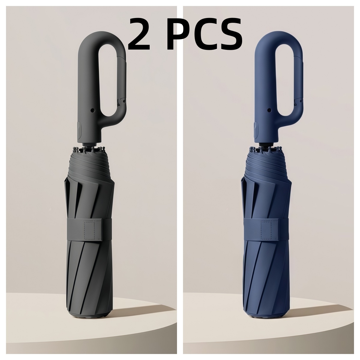 Vollautomatischer Schnappklappschirm, zwei rabattierte Sets und Sonnenschutz, geeignet für Männer und Frauen, Reiseschirm, mit einem Durchmesser von 106 cm/41,2 Zoll bei geöffnetem Zustand, robust und langlebig, personalisierter hochwertiger Schirm – Bild 18