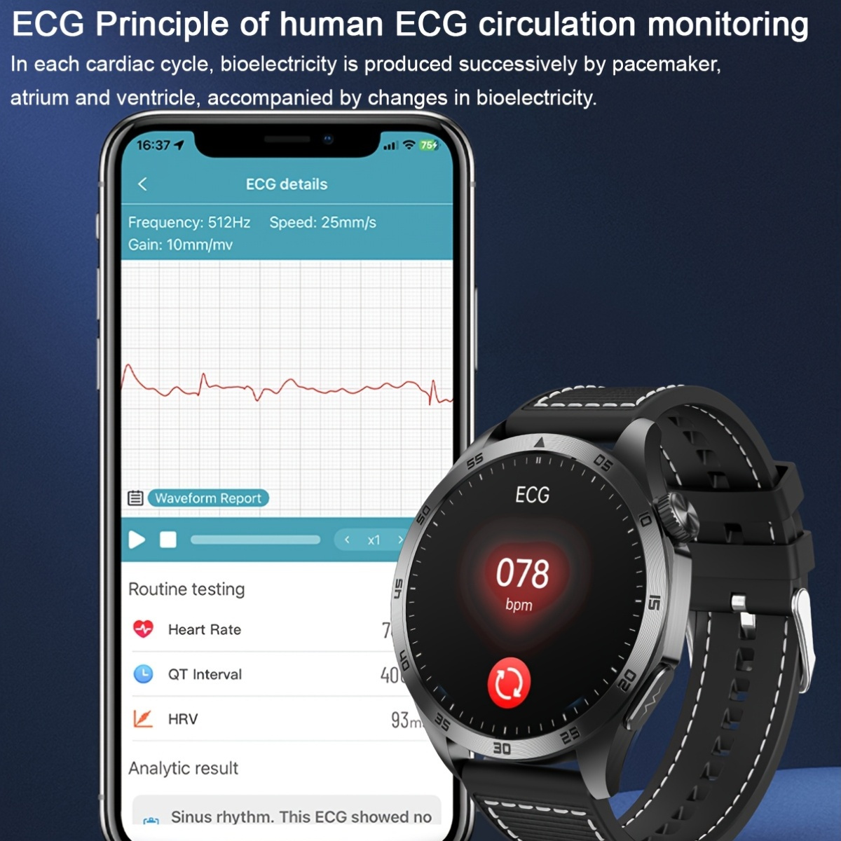 2025 Smartwatch – schlank, smart und bereit für jeden Tag mit Gesundheitsfunktionen – Bild 2