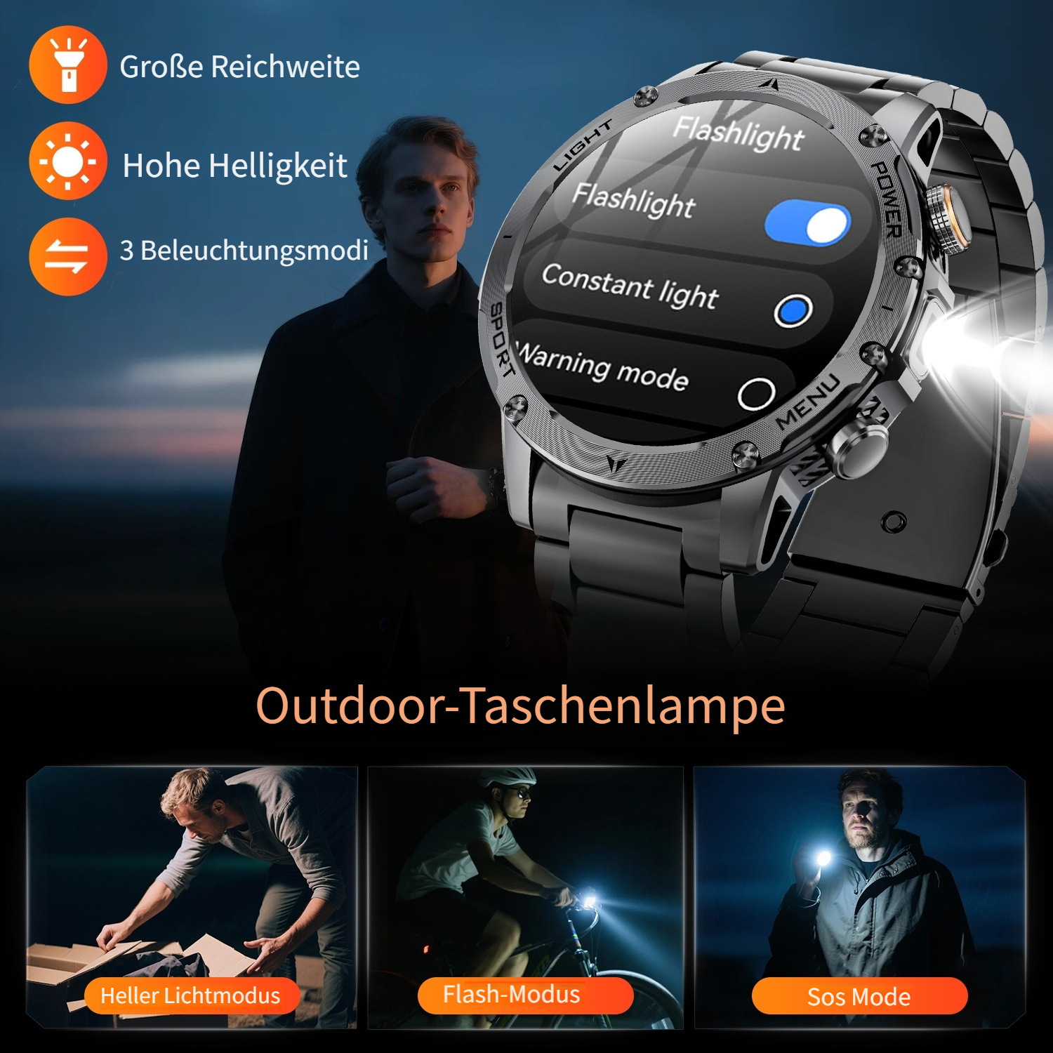 Sportuhr für Herren – Maximale Power - maximale Ausdauer – Bild 10