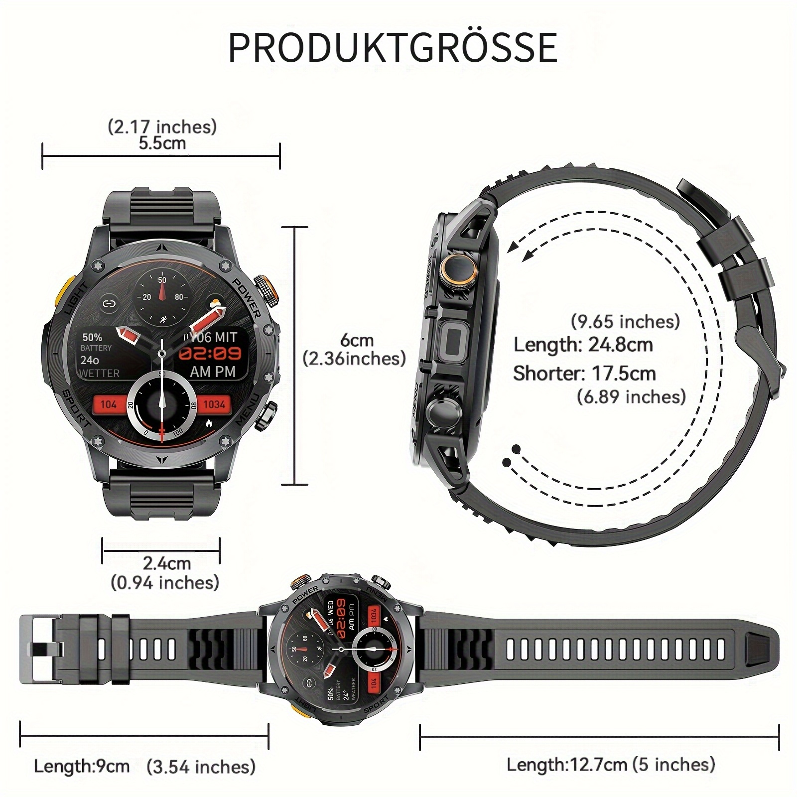 Sportuhr für Herren – Maximale Power - maximale Ausdauer – Bild 12