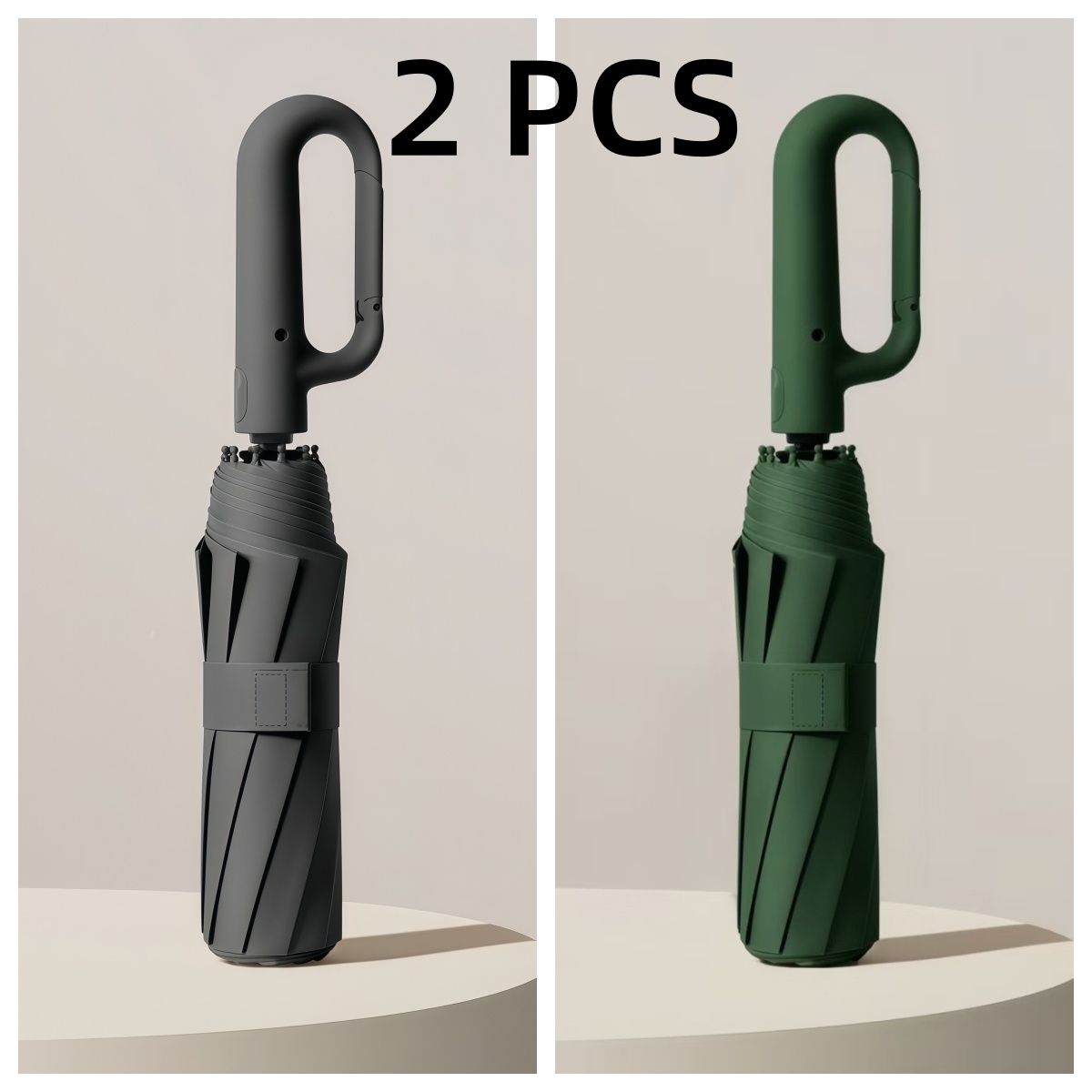 Vollautomatischer Schnappklappschirm, zwei rabattierte Sets und Sonnenschutz, geeignet für Männer und Frauen, Reiseschirm, mit einem Durchmesser von 106 cm/41,2 Zoll bei geöffnetem Zustand, robust und langlebig, personalisierter hochwertiger Schirm – Bild 20