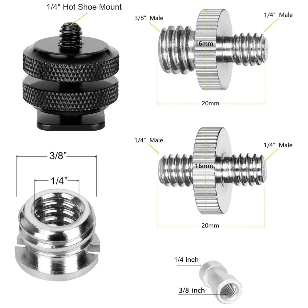 26-teiliges Kameraschrauben-Montageset – Bild 5